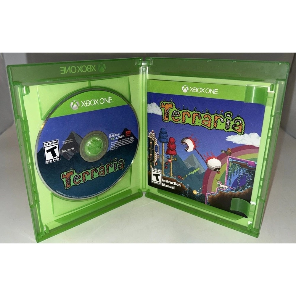Terraria Microsoft Xbox One Video Game CIB Tested Complete with Manual